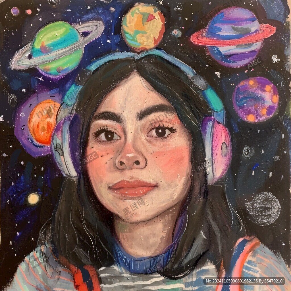 太空女孩星球本子