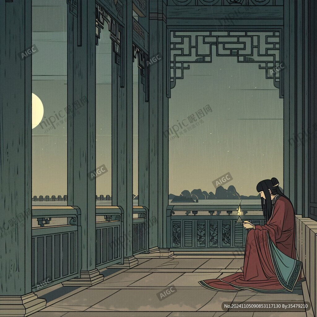 三苏祠插画