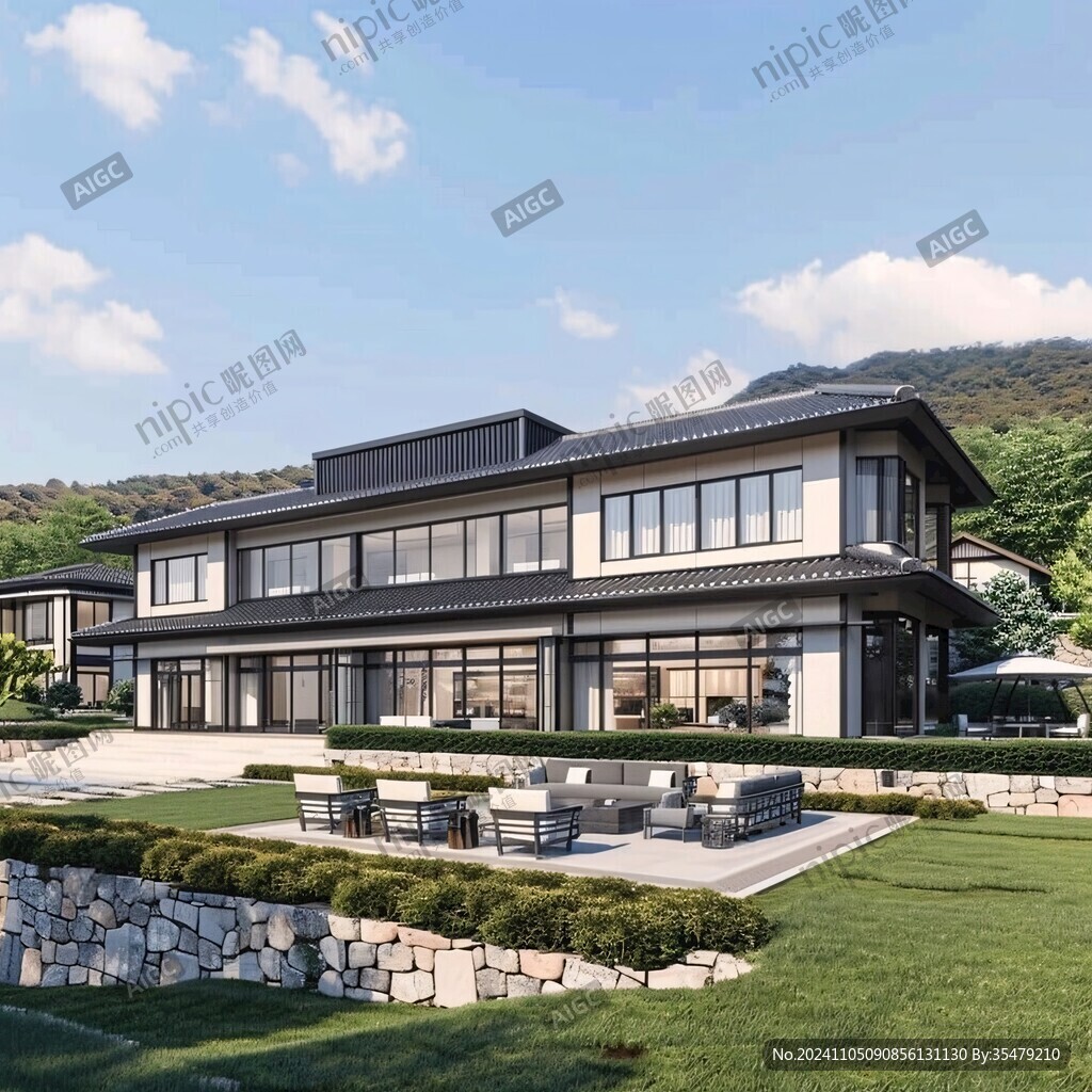 新中式别墅自建房建筑