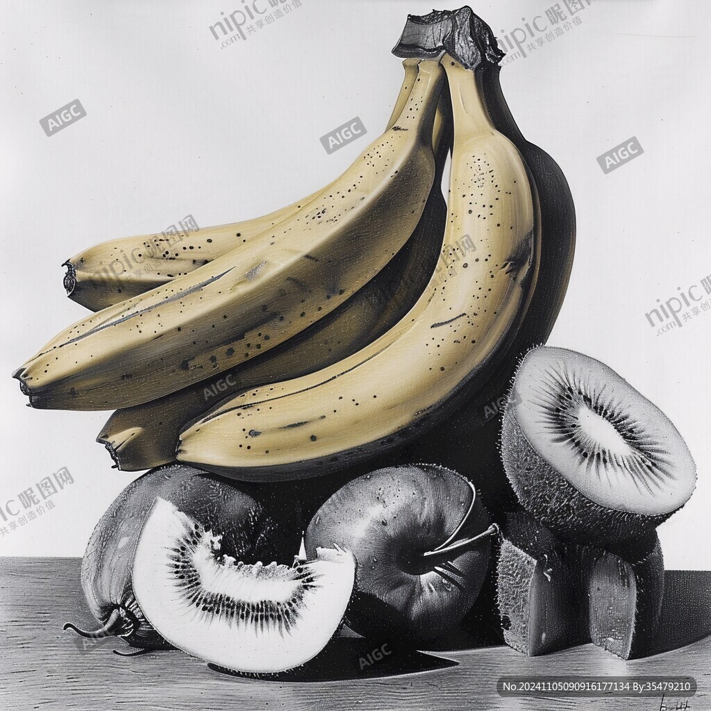 逼真的水果艺术