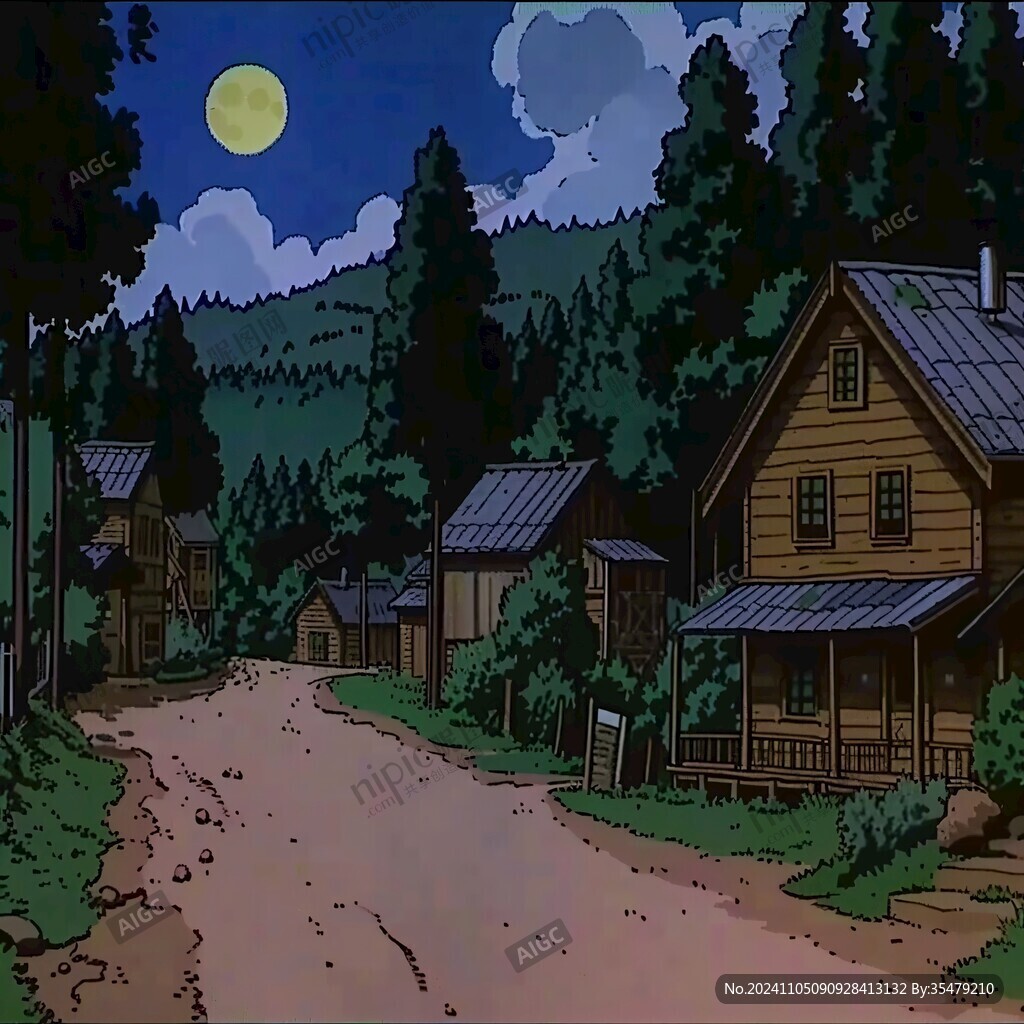 动画片里的农村