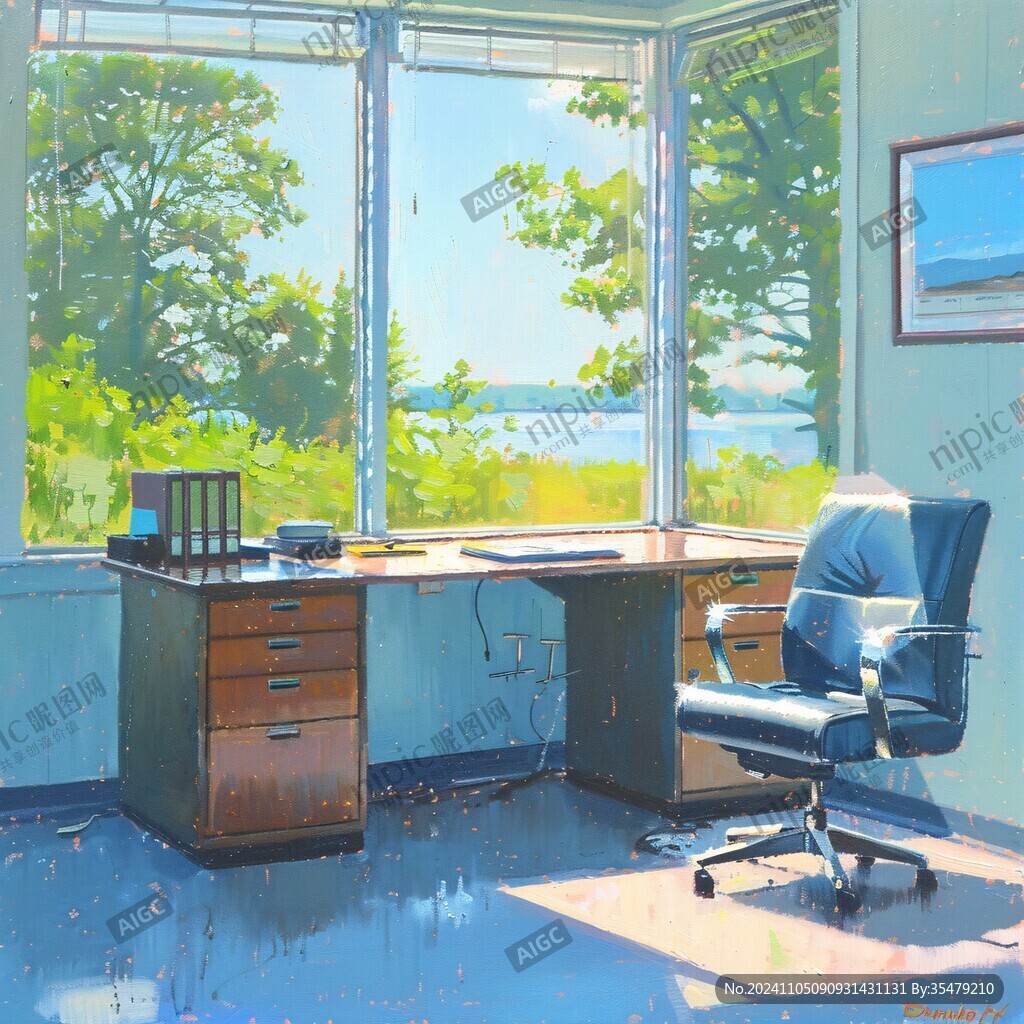 办公室风景画