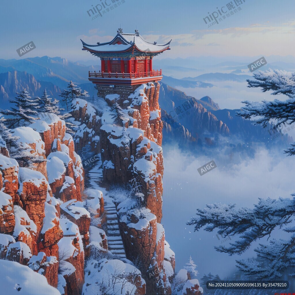 楼阁飞雪