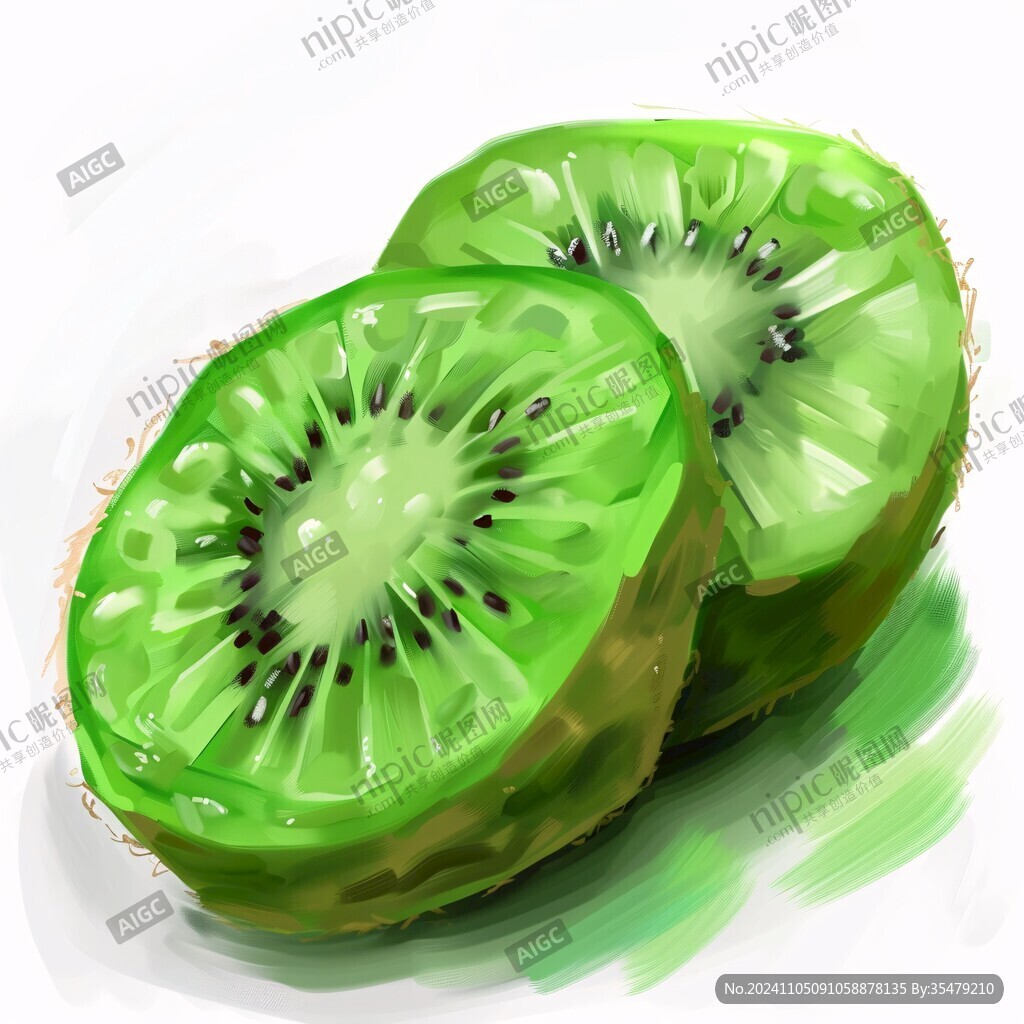 奇异果插画