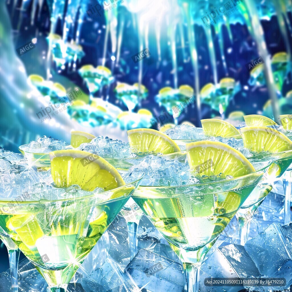 绿光鸡尾酒