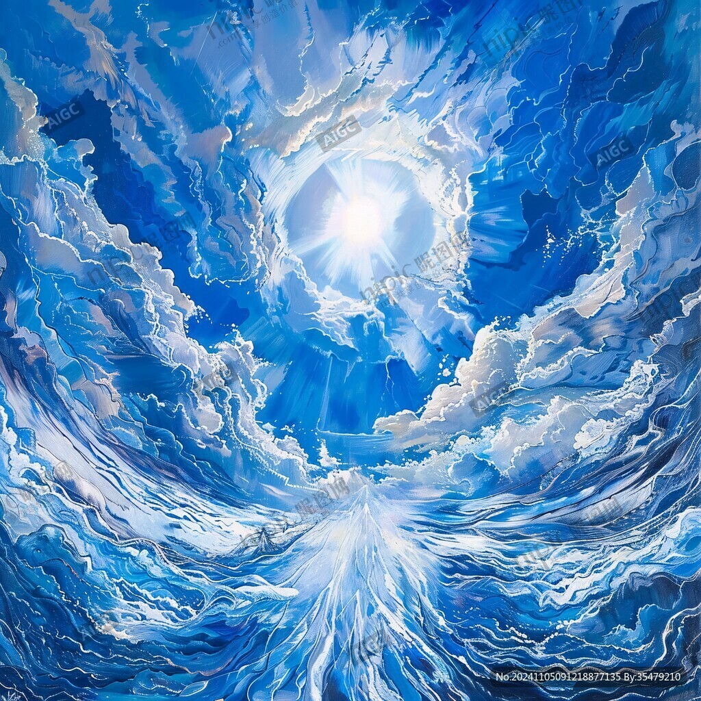 海洋流体画宇宙