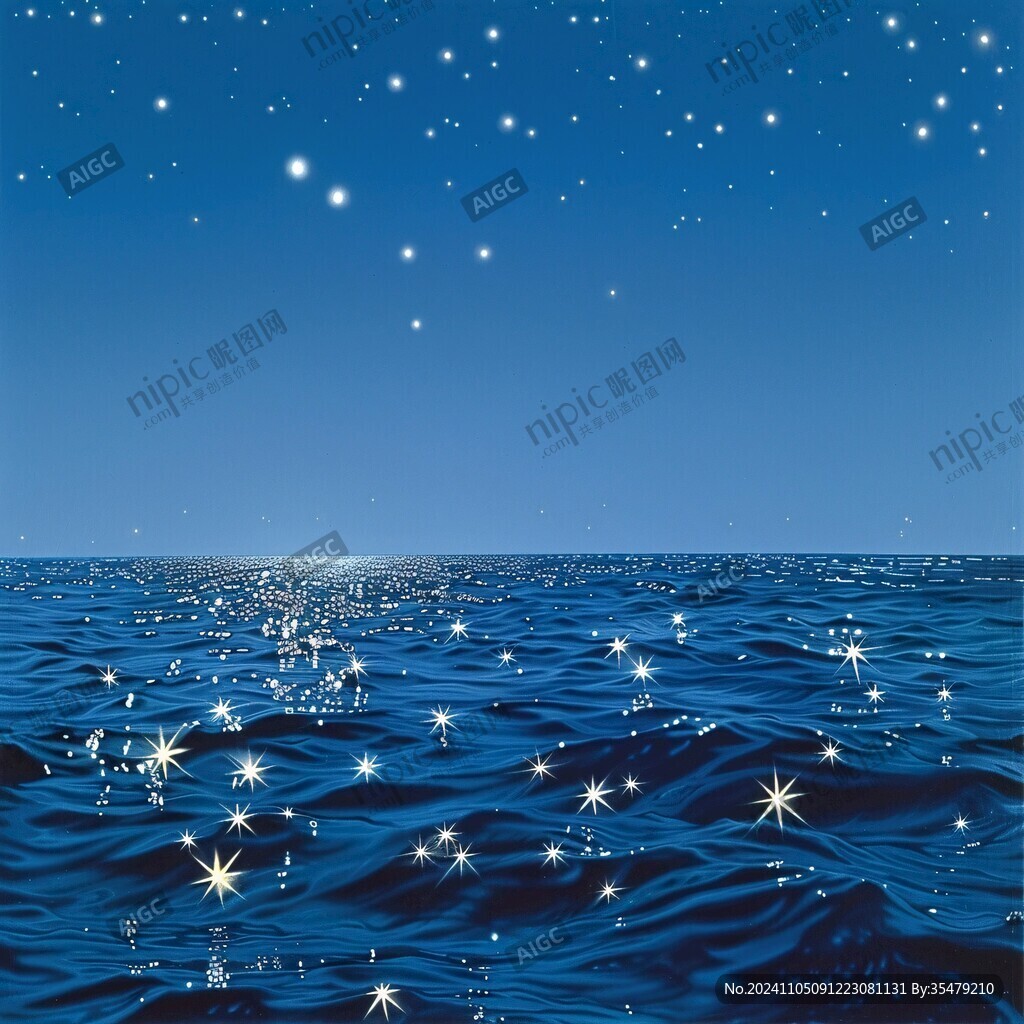 水面星光素材