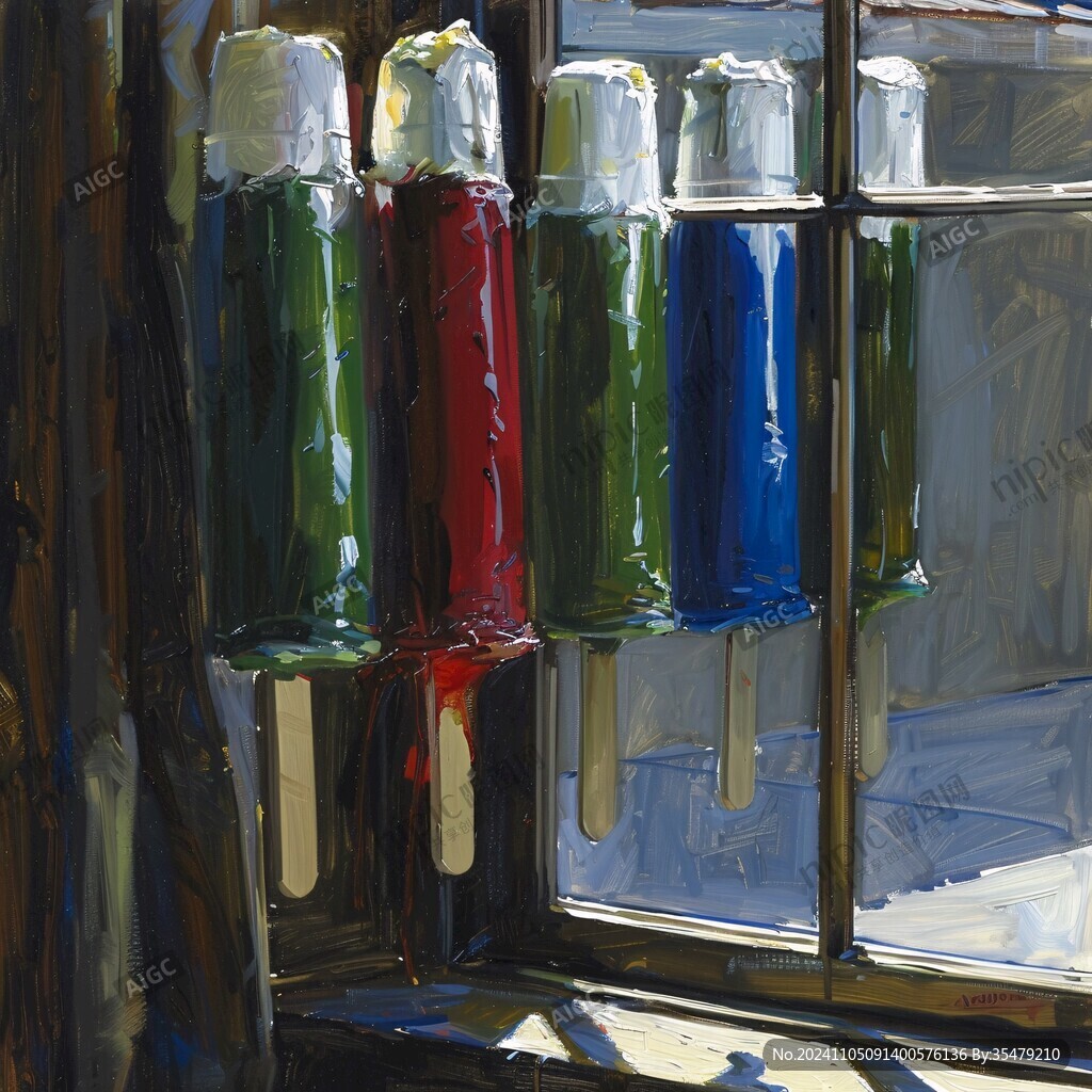 玻璃油画