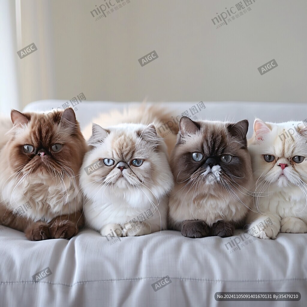 卡通仿真猫