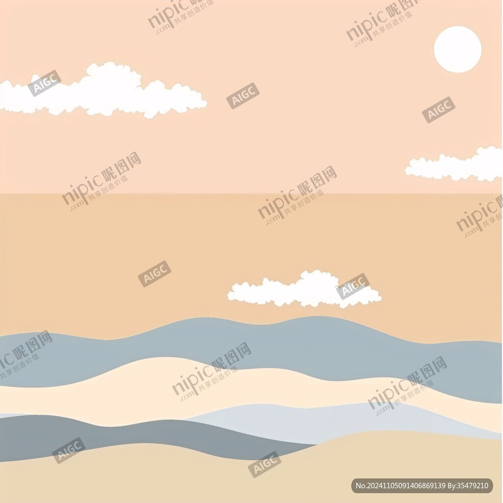 抽象海景素材