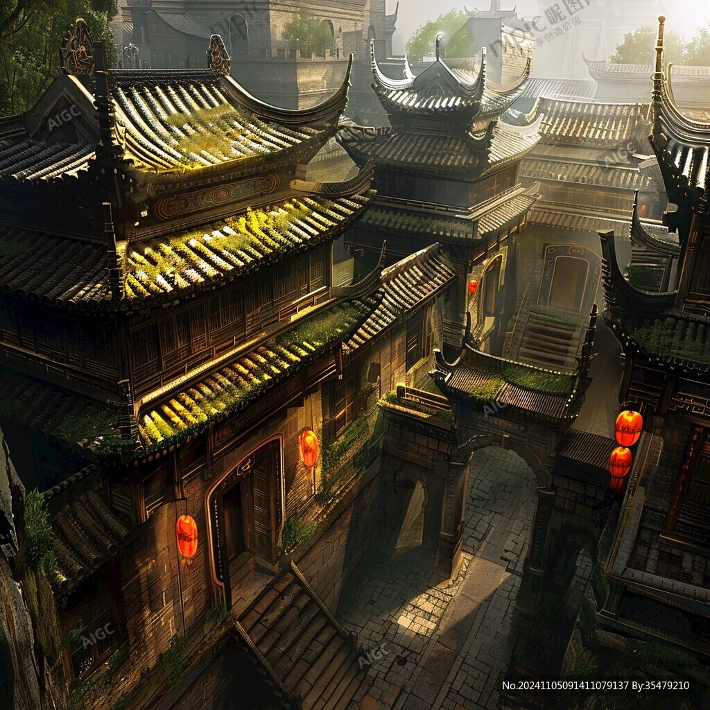 古风场景概念图