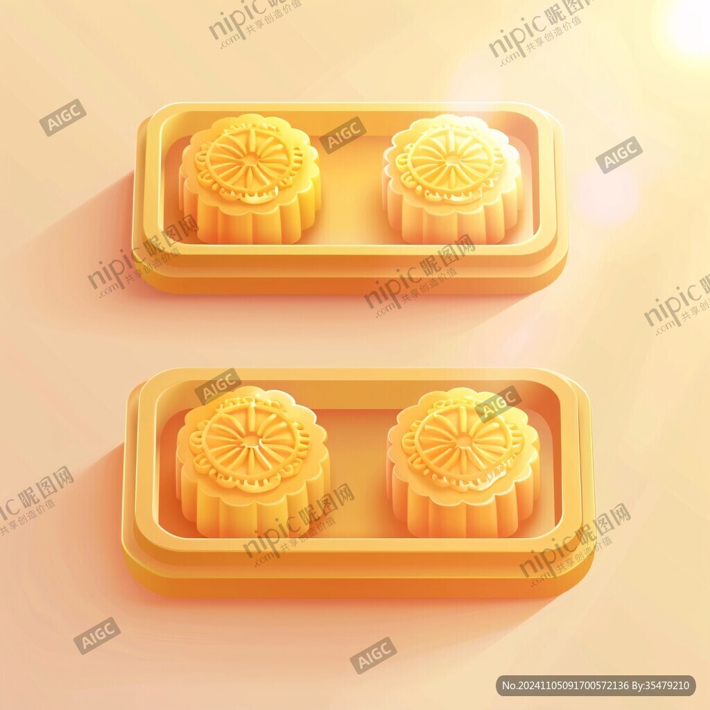鼠绘月饼