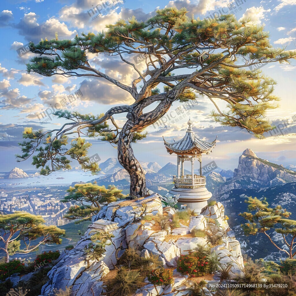 超清迎客松