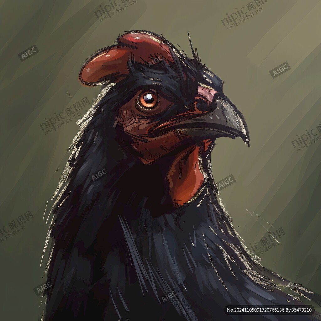 犀鸟插画