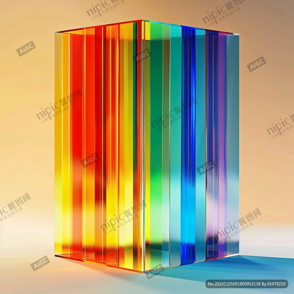 七彩绚丽渐变条纹