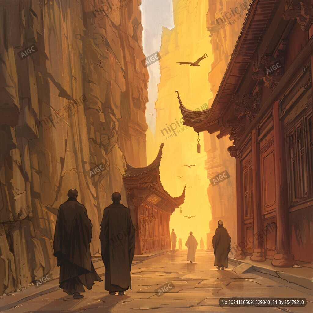 天一阁插画