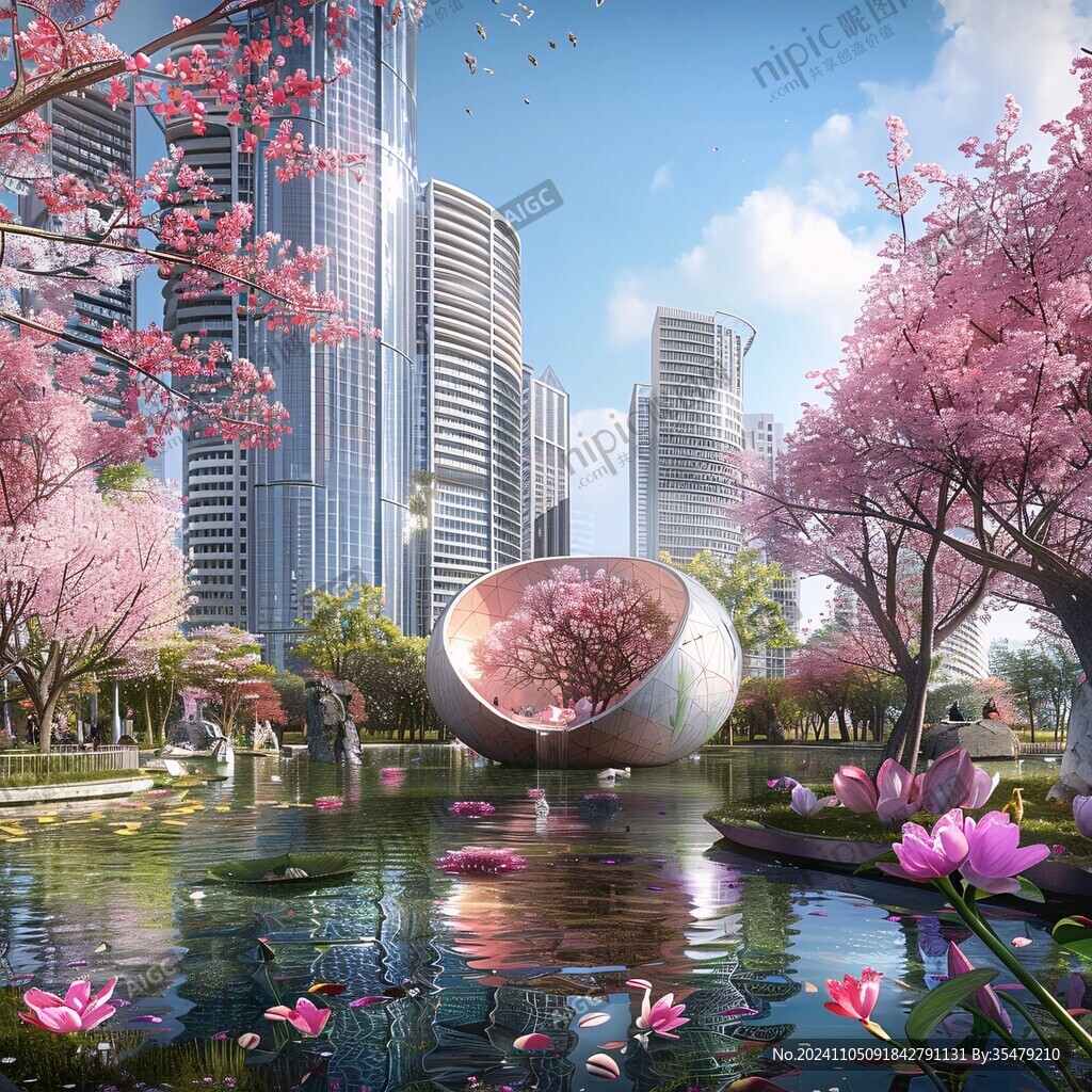 魅力延边市悬浮岛设计