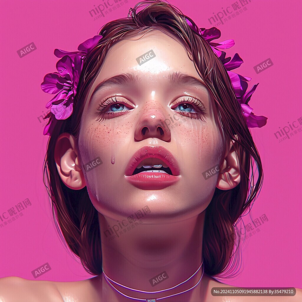 写实人物插画