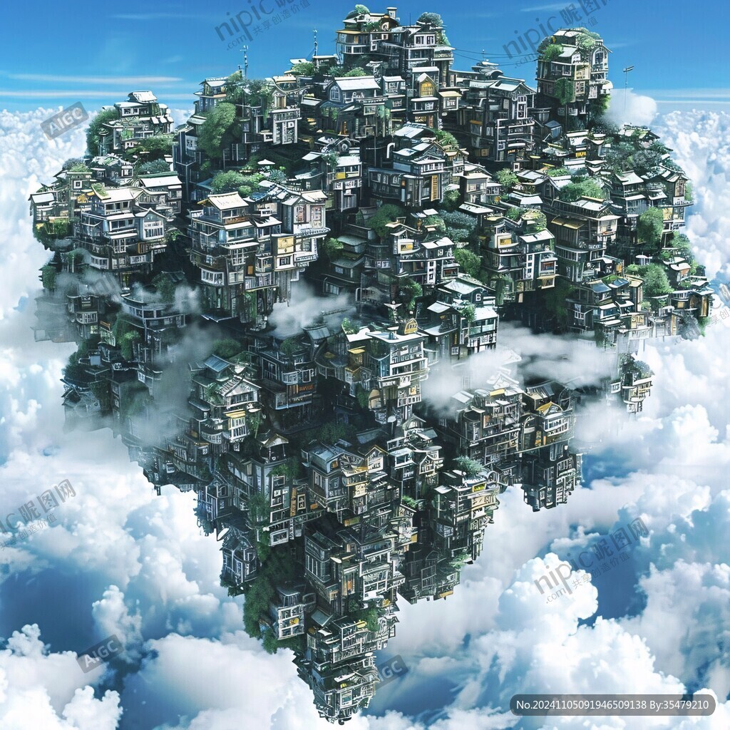 浮游岛天空之城