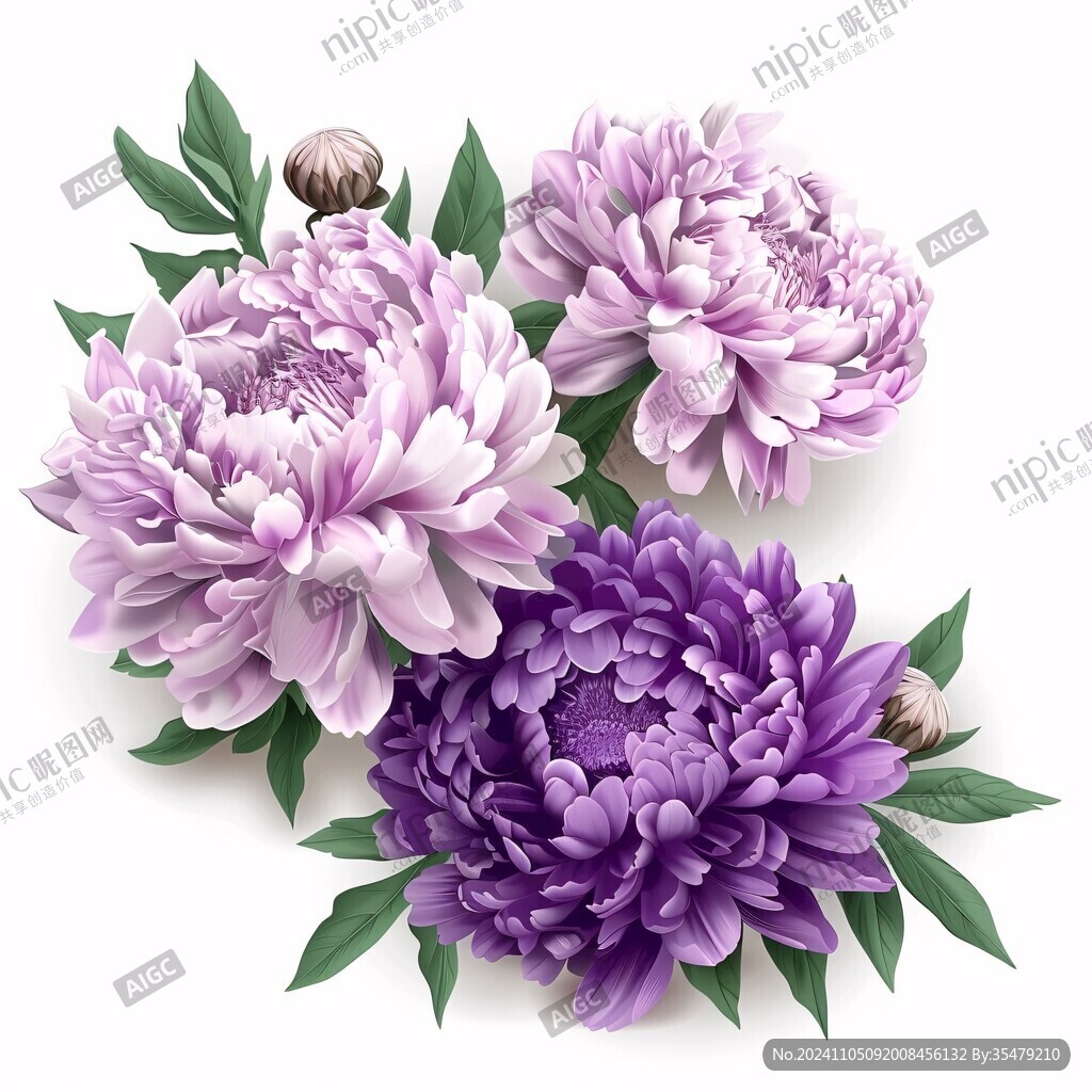3d牡丹花卉