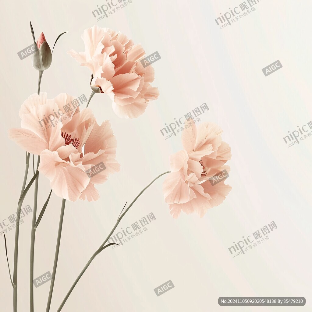 3d简约花