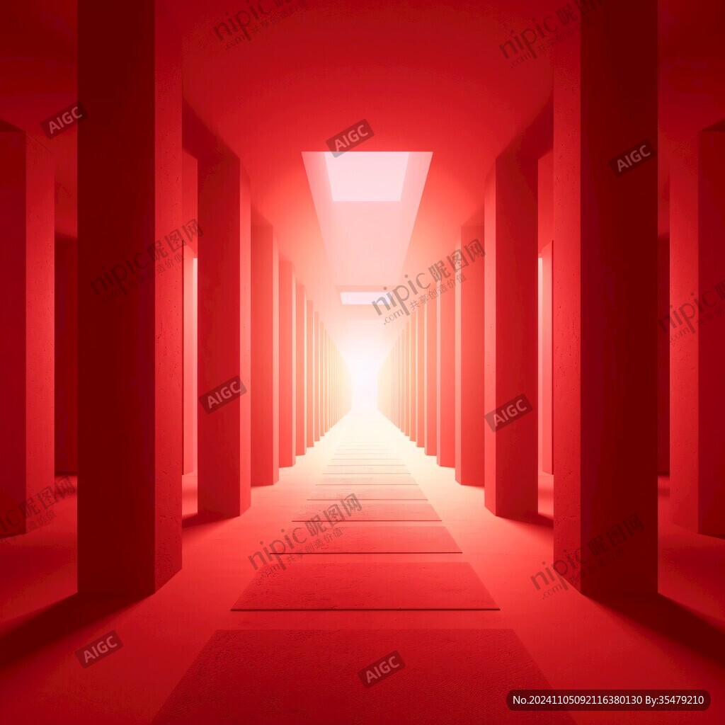 红色的走廊