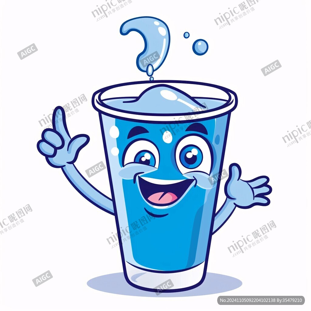 水杯吉祥物