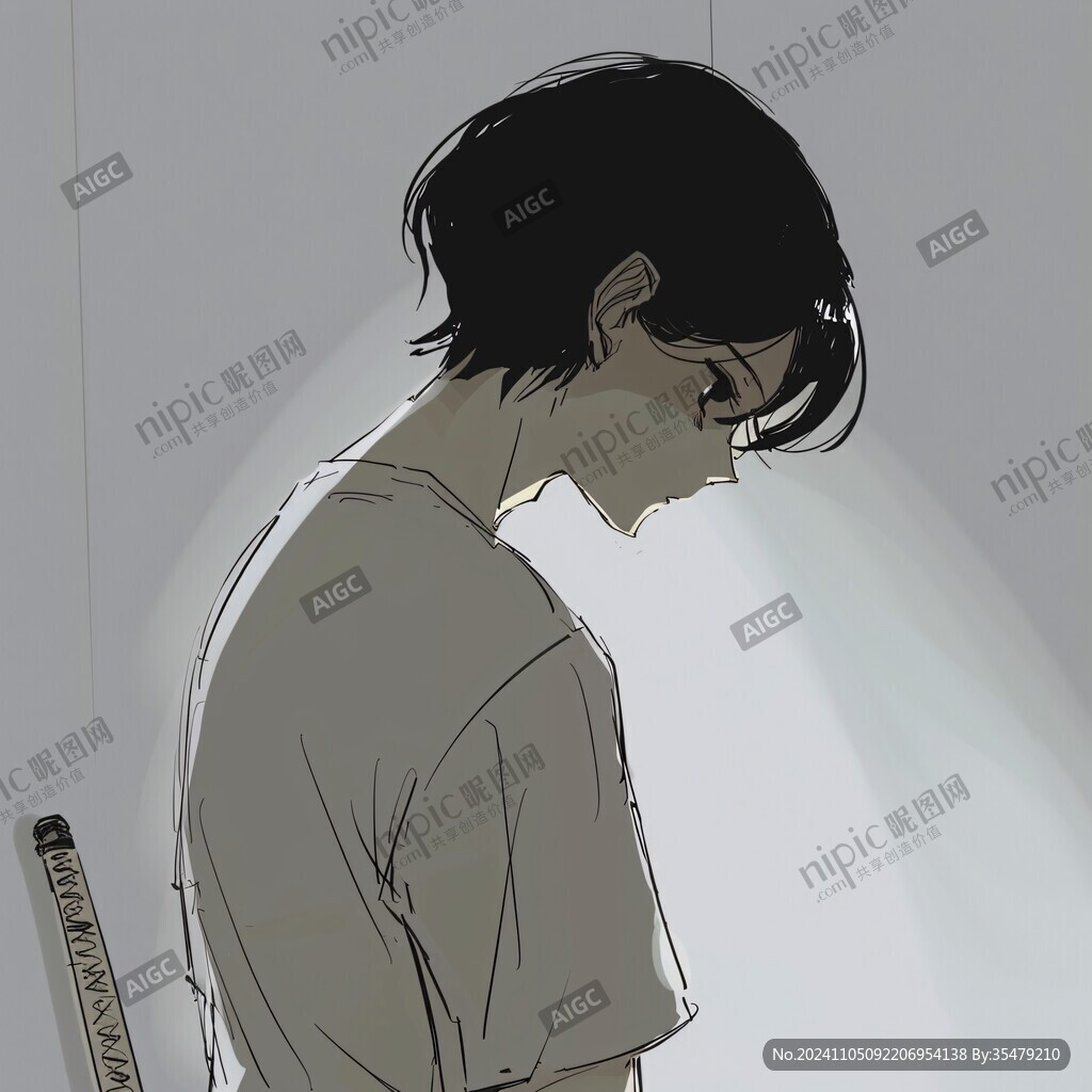 手绘追光的少年