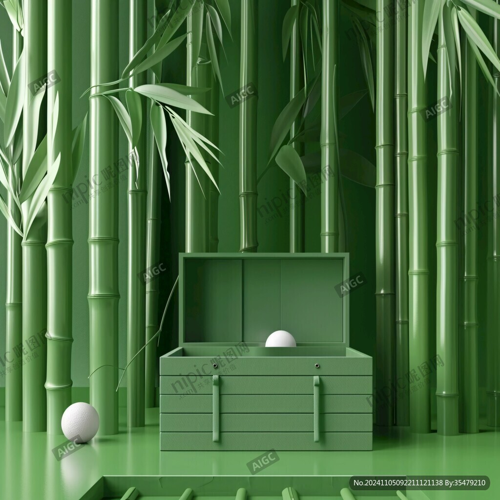 3d竹子