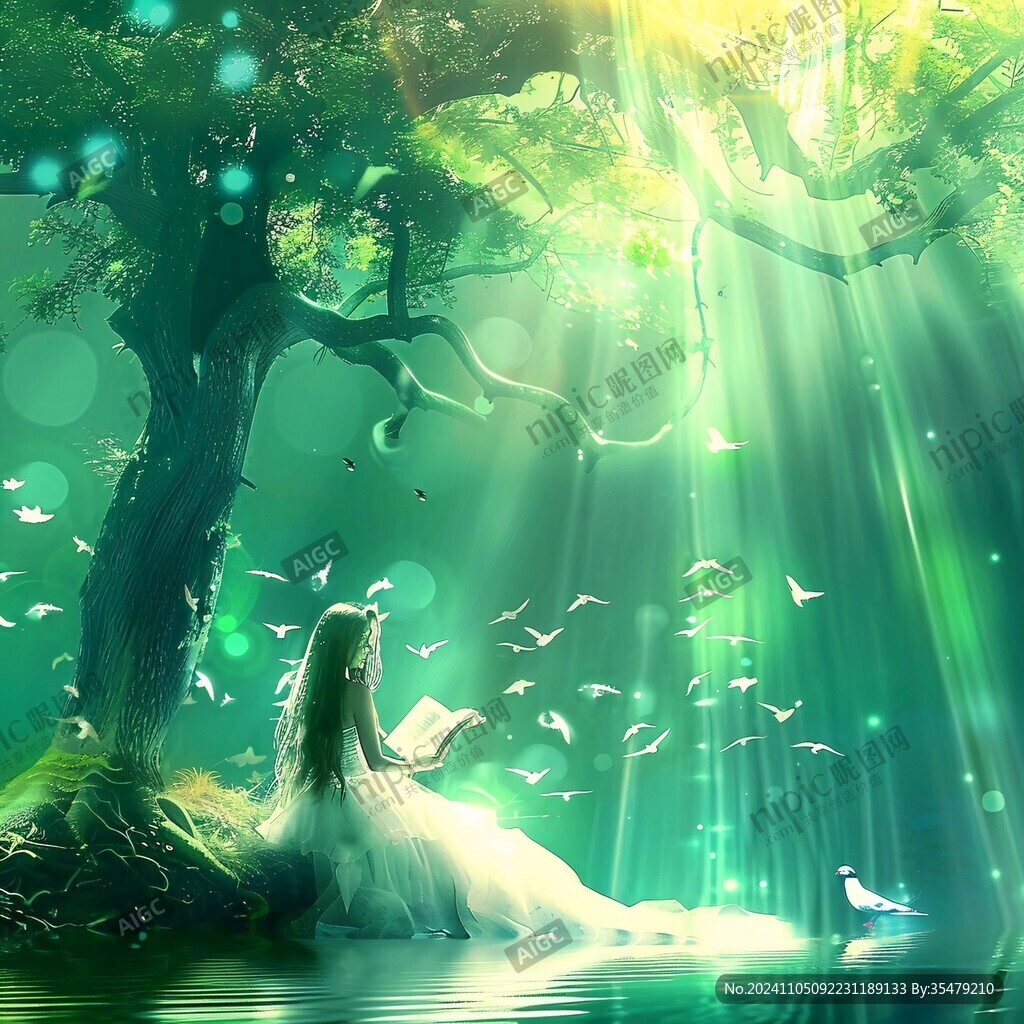 梦幻风景女孩