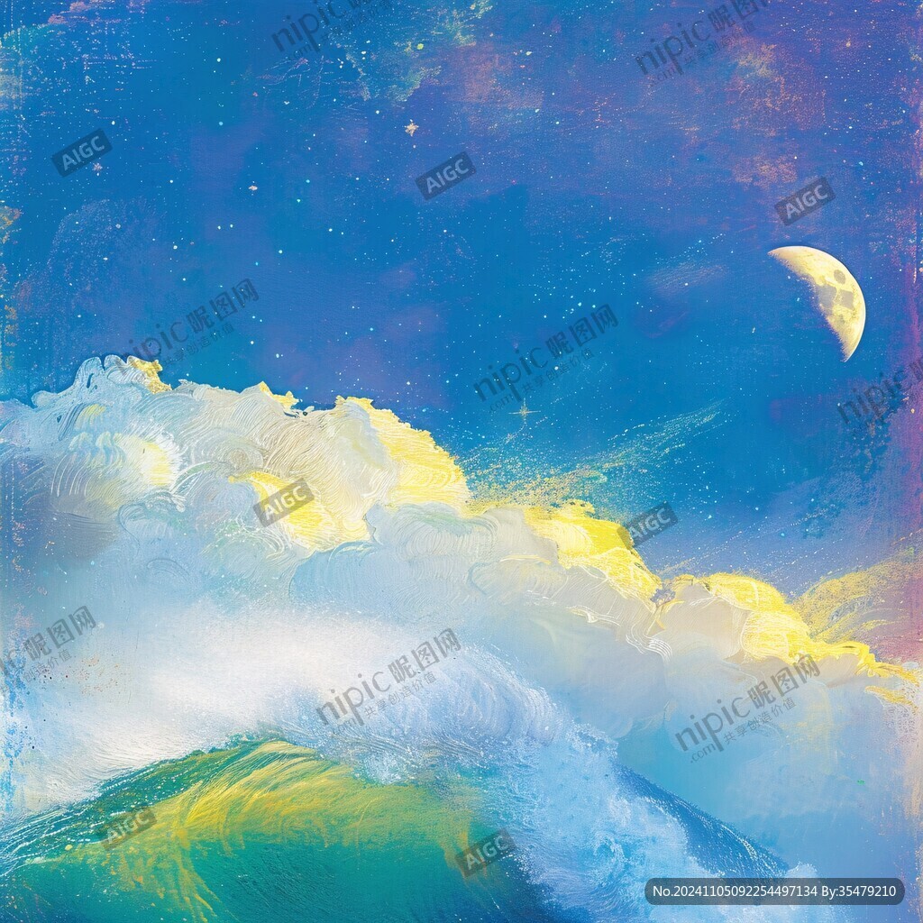 抽象写意星辰大海