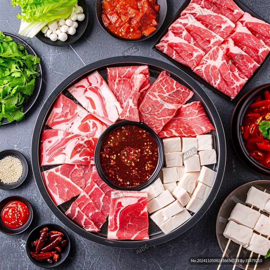 牛肉火锅套餐海鲜火锅