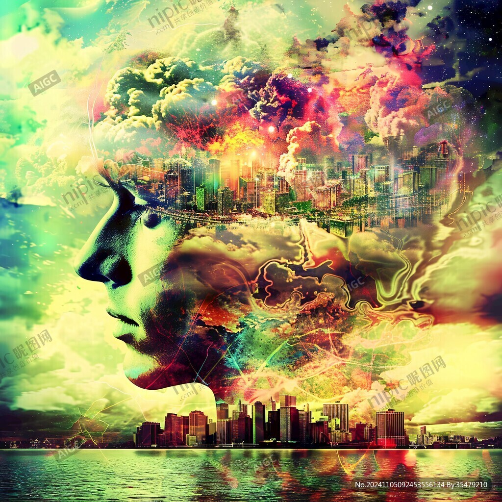 虚浮的世界绘画