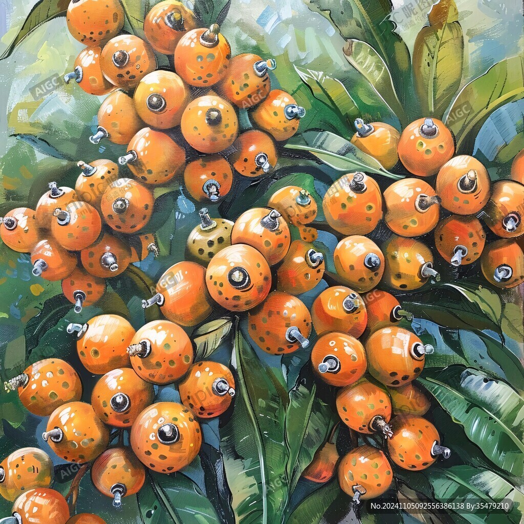 沙棘果包装插画