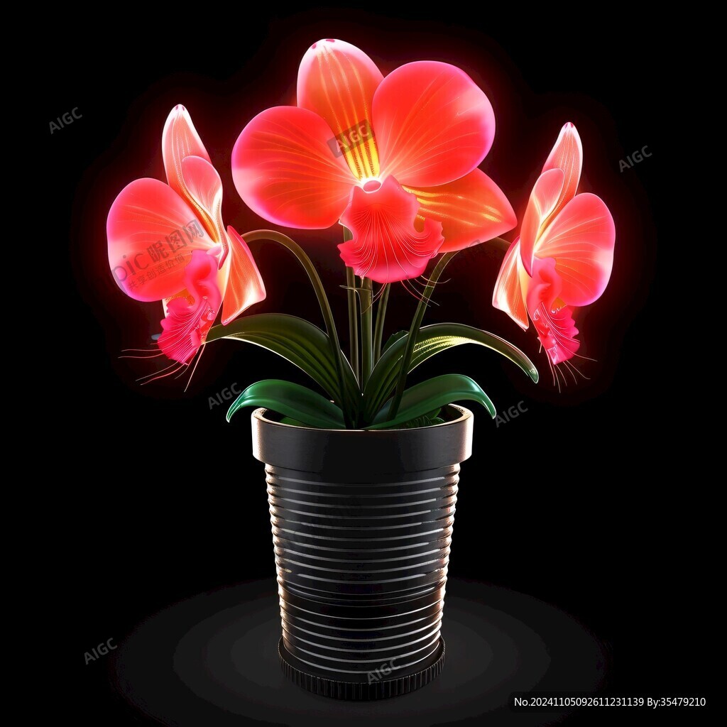 花盆形花灯