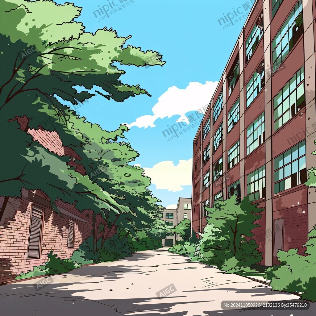 校园插画