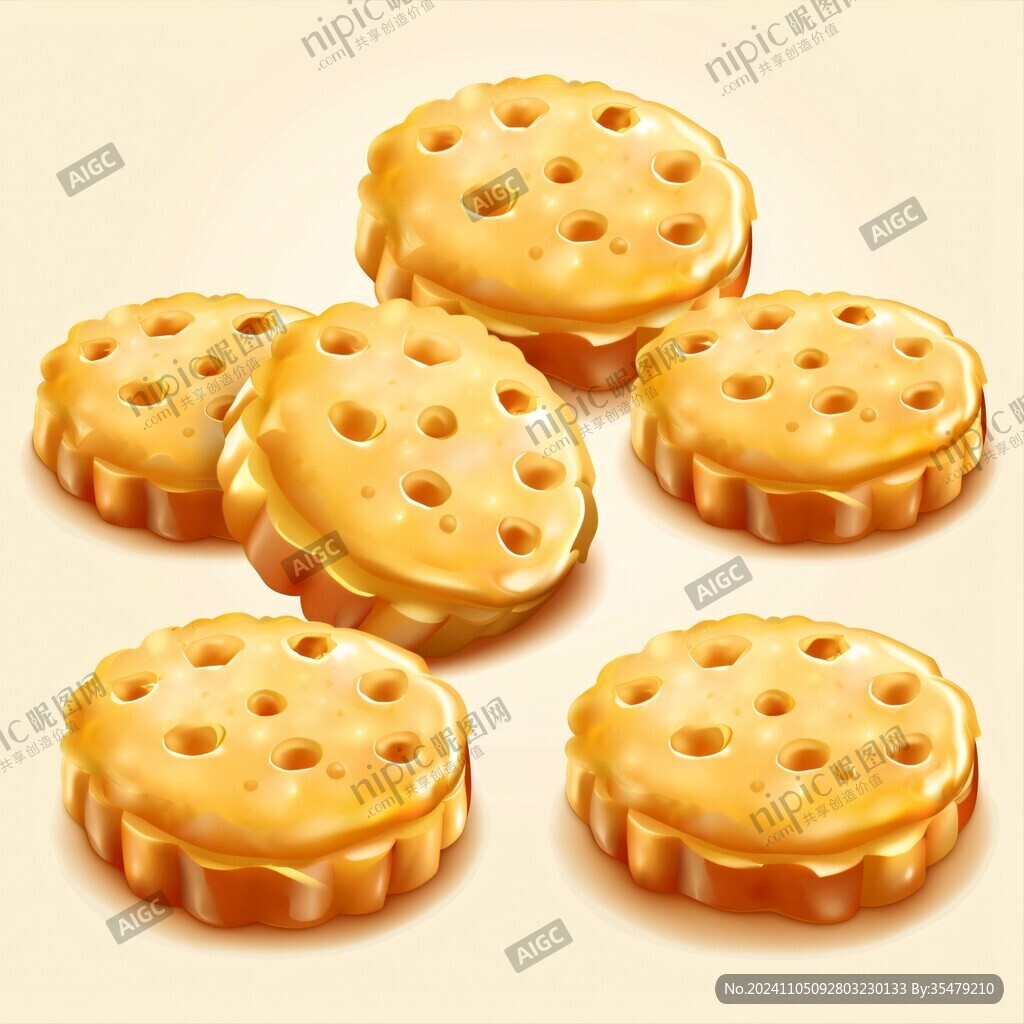 夹心饼干素材