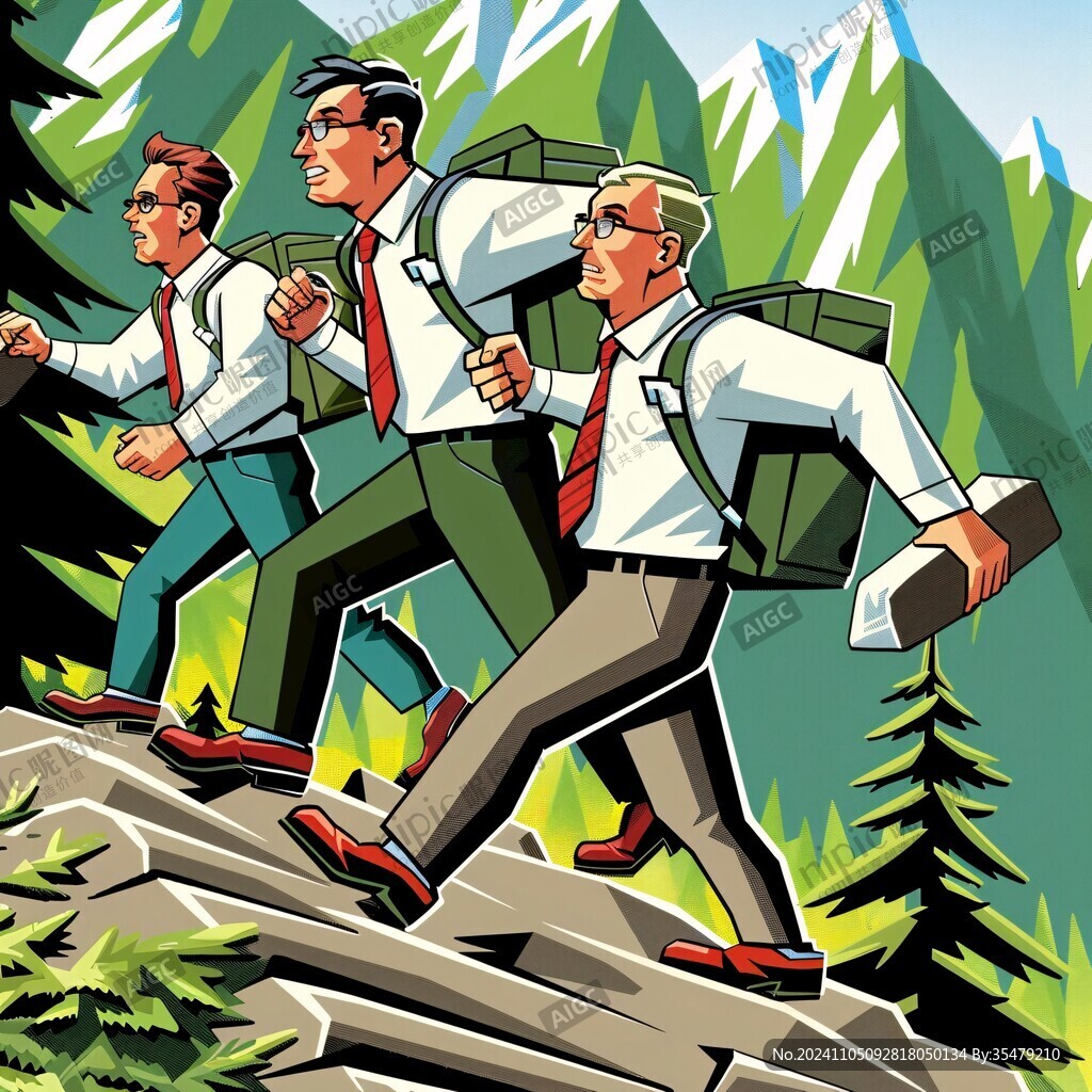 企业登山比赛