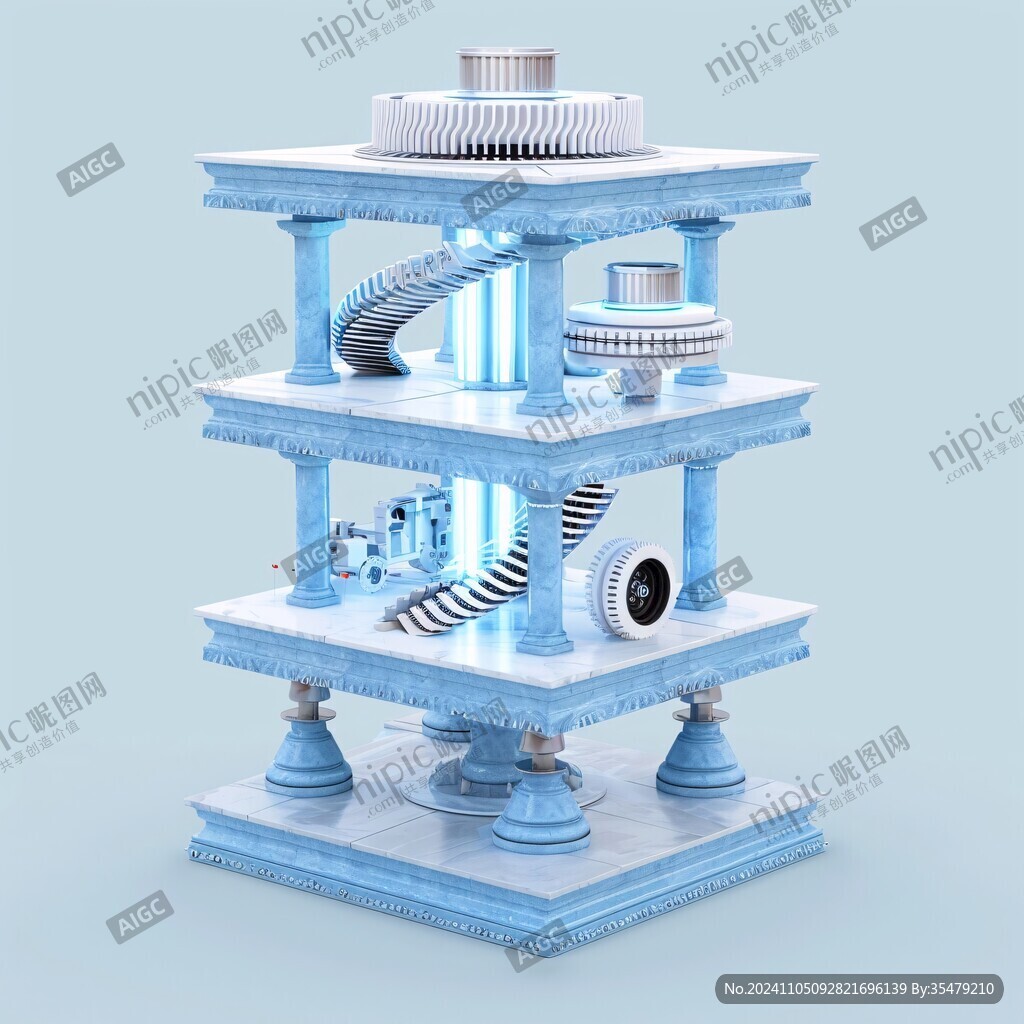 立体3d创意建筑