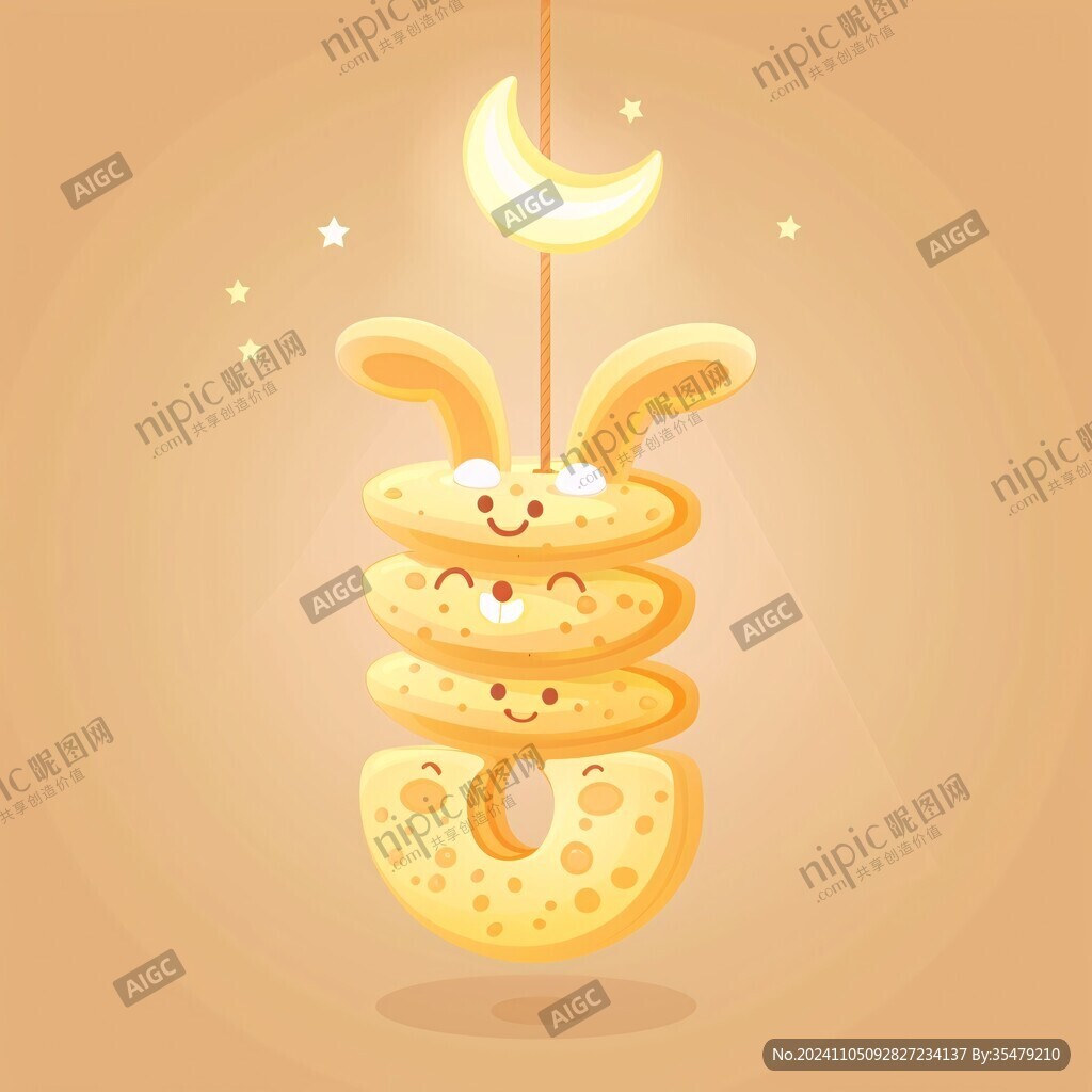 q版饼干插画