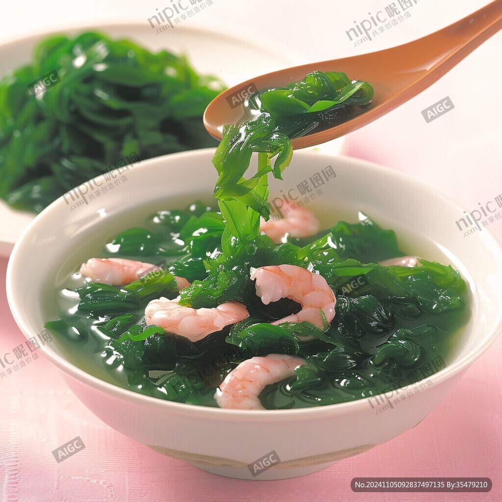 苋菜虾仁汤