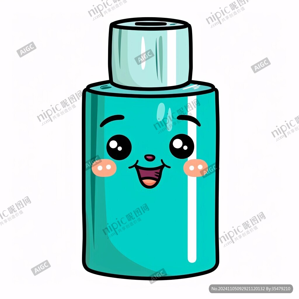 护肤品卡通形象