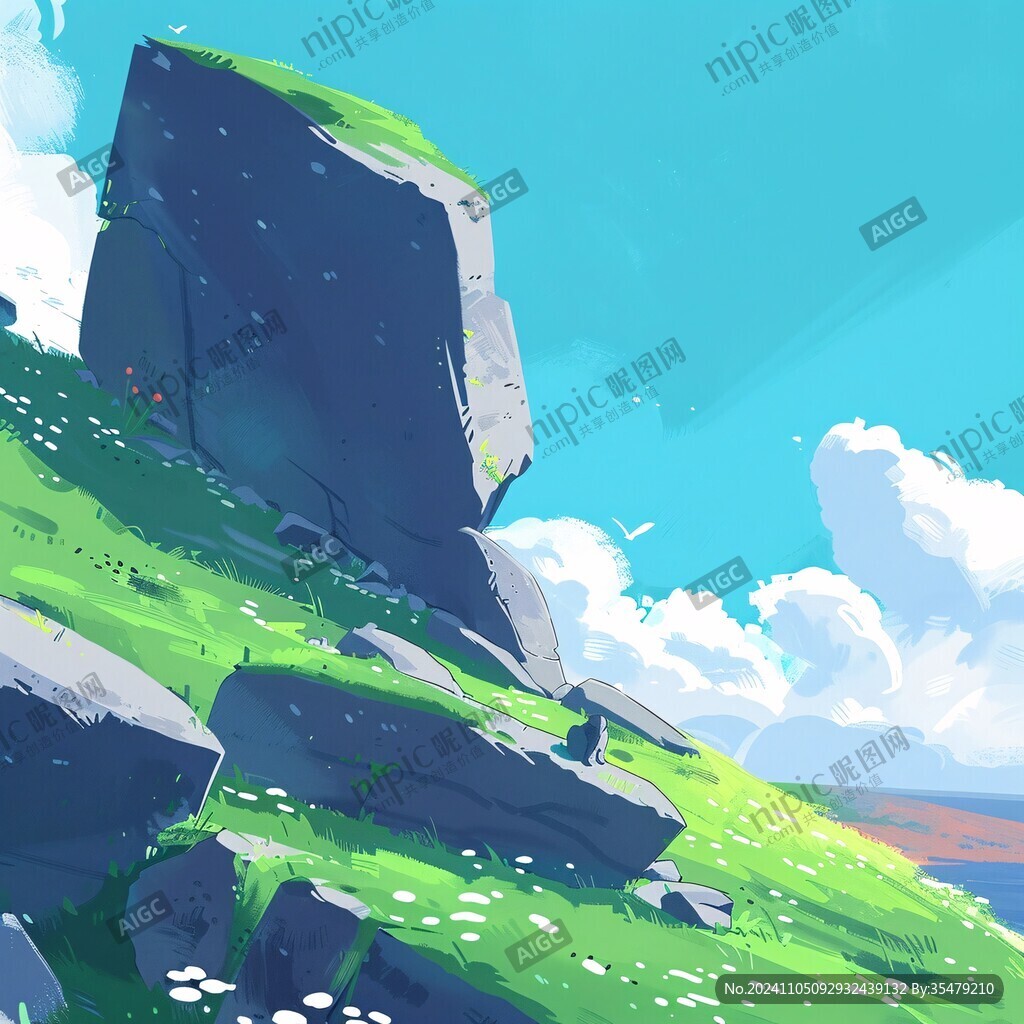 南麂岛插画