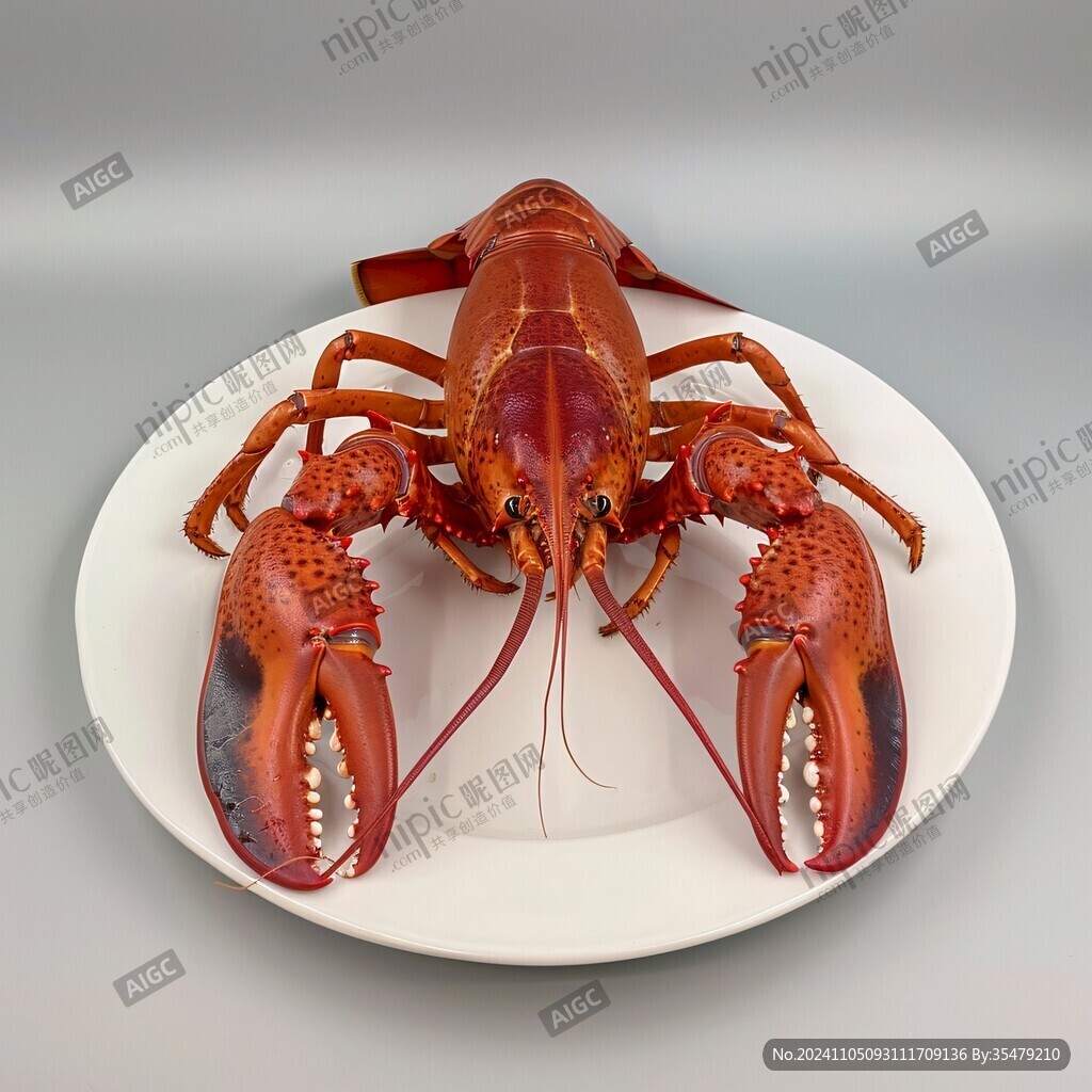 小龙虾3d模型特写
