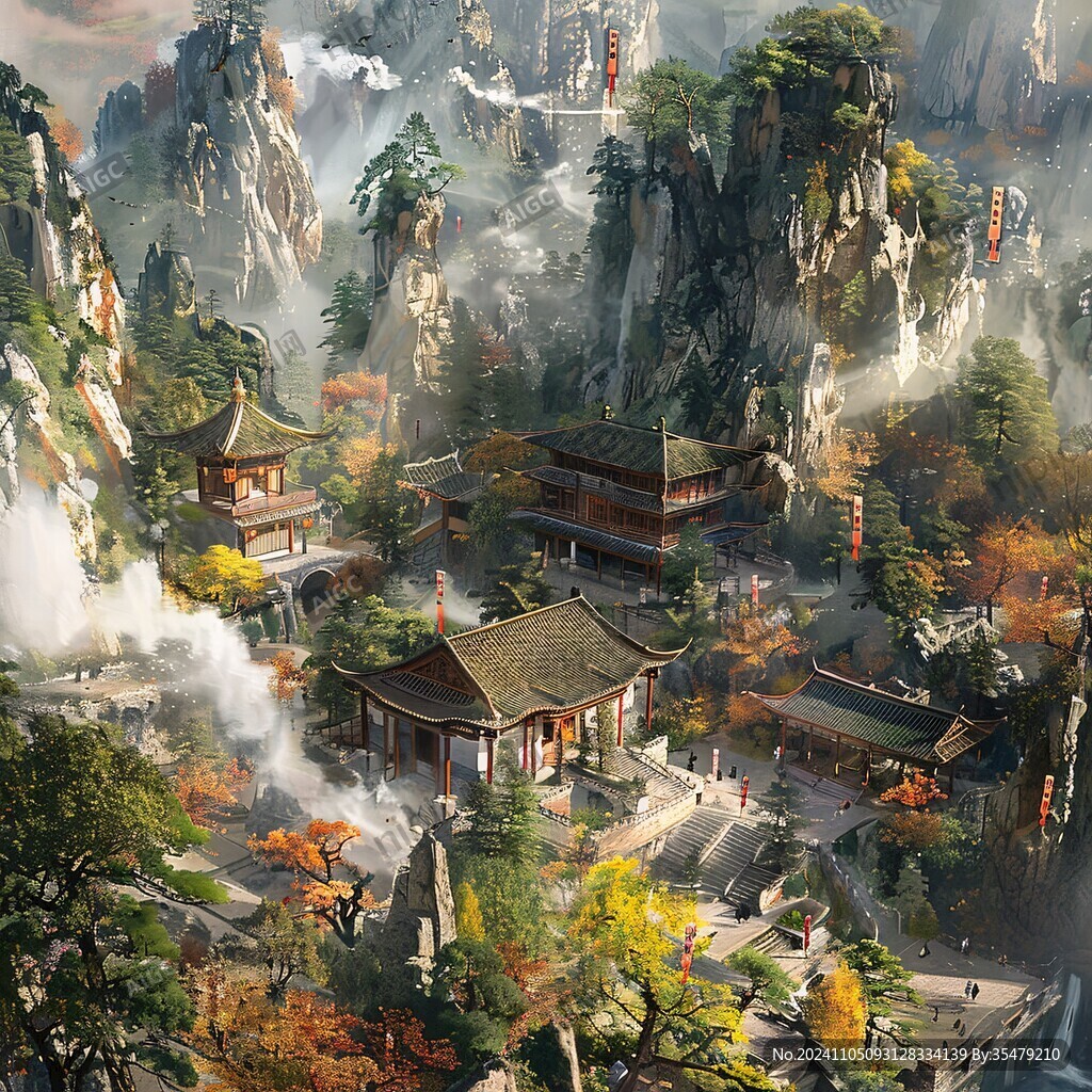 古风场景概念图