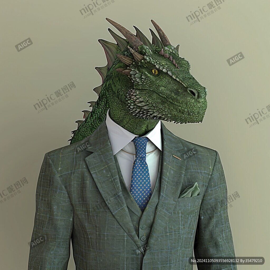 鳄鱼西装