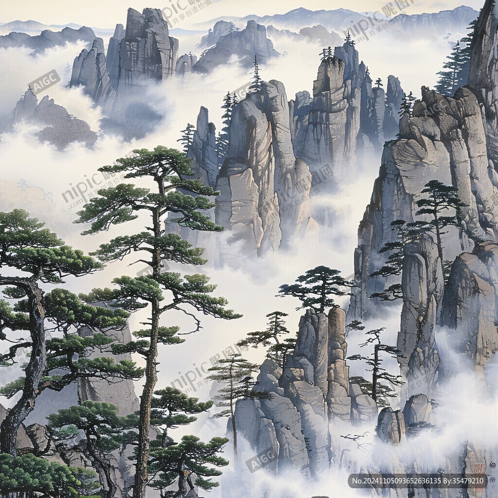 迎客松大图