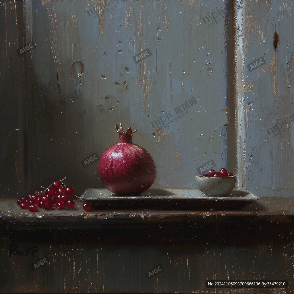石榴艺术品