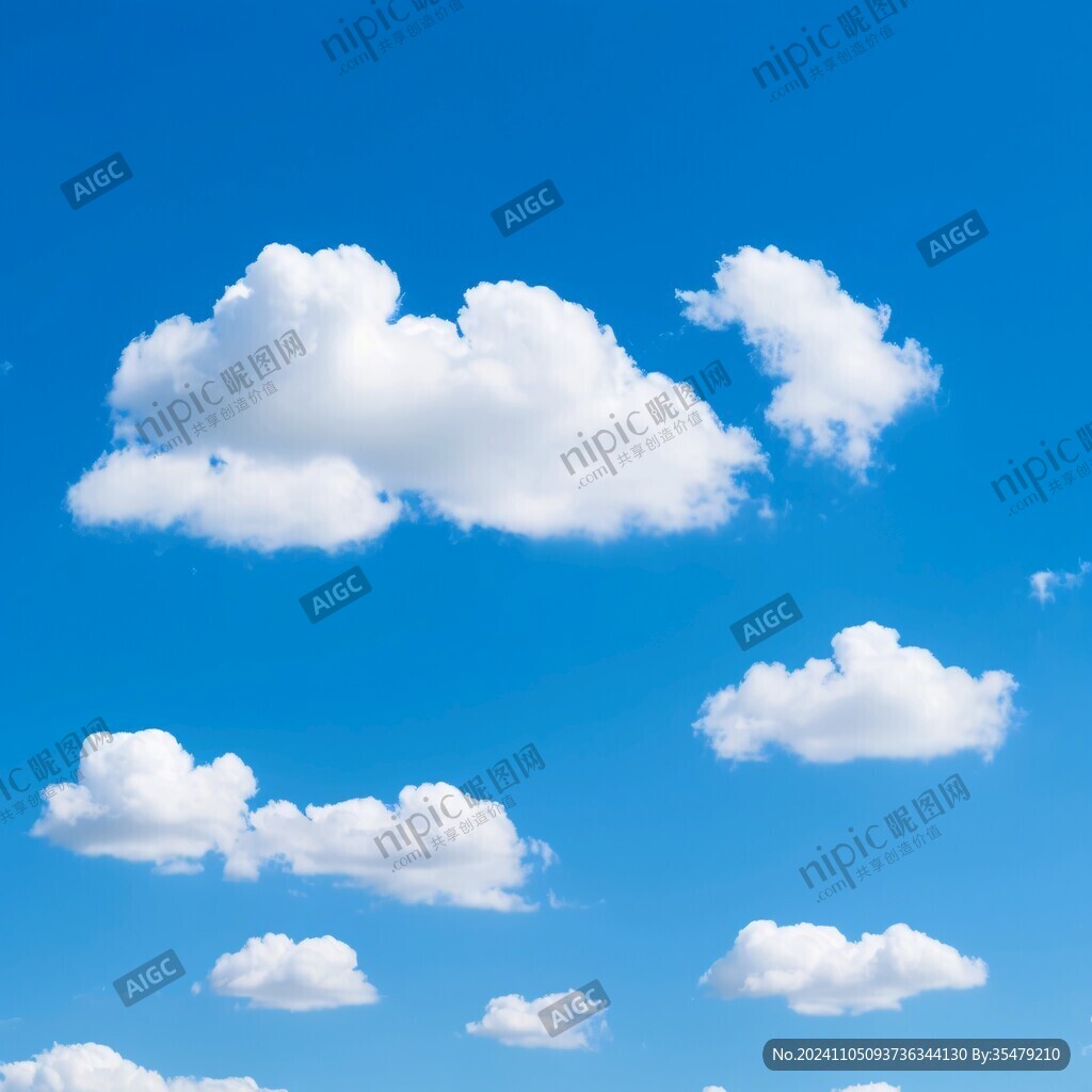 碧空白云白云图片