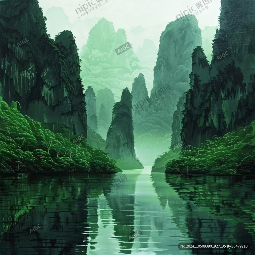 漓江风景画